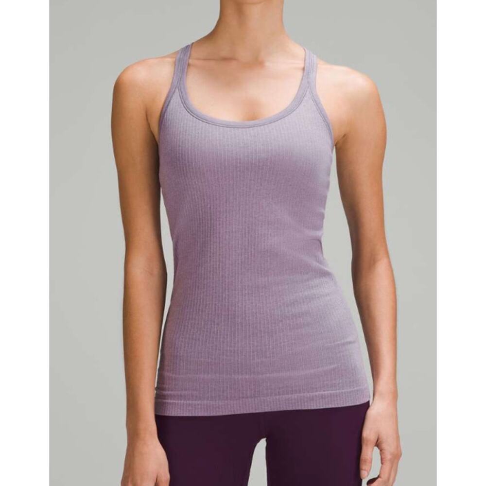 6591 - NWT LULULEMON Ebb to Street Tank Top in Purple Ash Sz 8